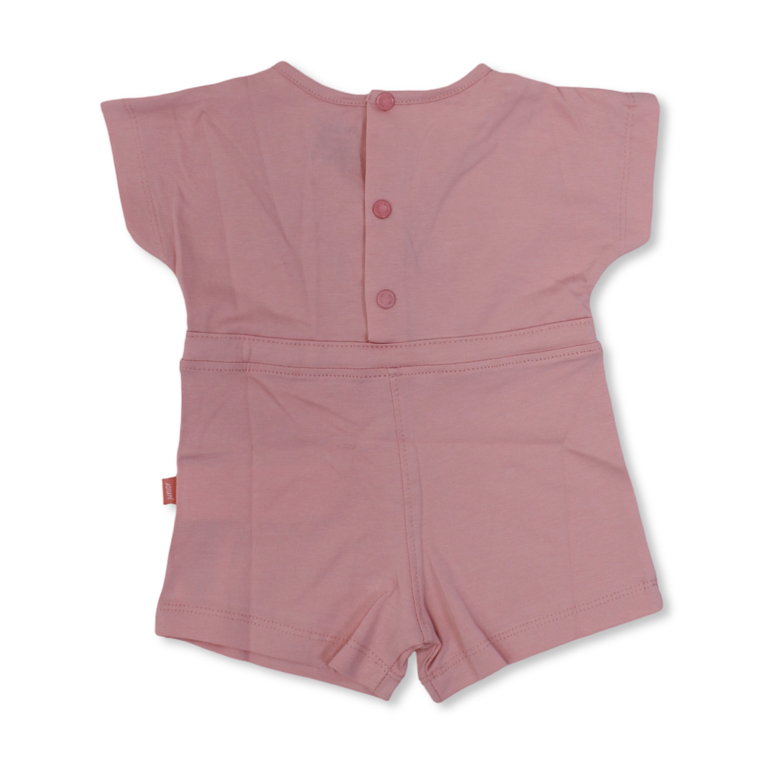 Baby Girls Cotton Romper – Pink