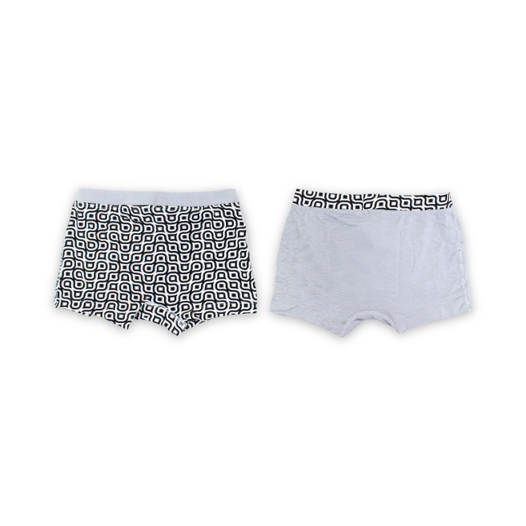 Boys Cotton Boxer Shorts – Pack Of 2