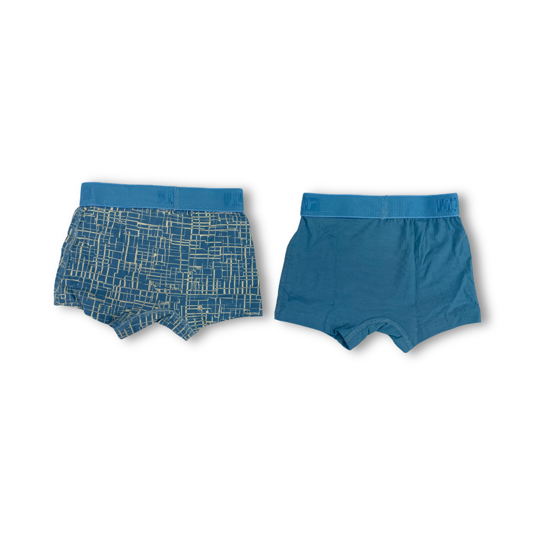 Boys Cotton Boxer Shorts – (Pack Of 2)