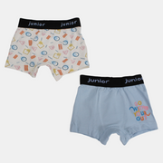 Boys Cotton Boxer Shorts –  (Pack of 2)