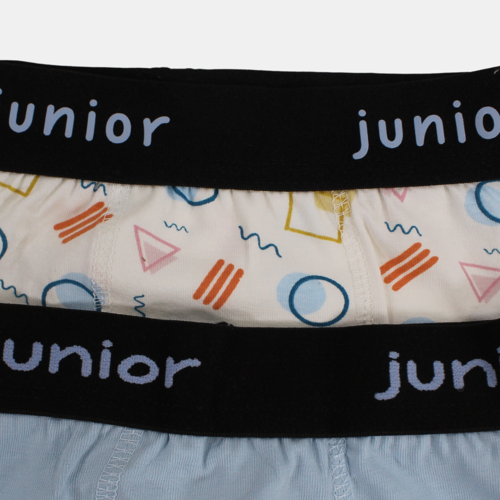 Boys Cotton Boxer Shorts –  (Pack of 2)