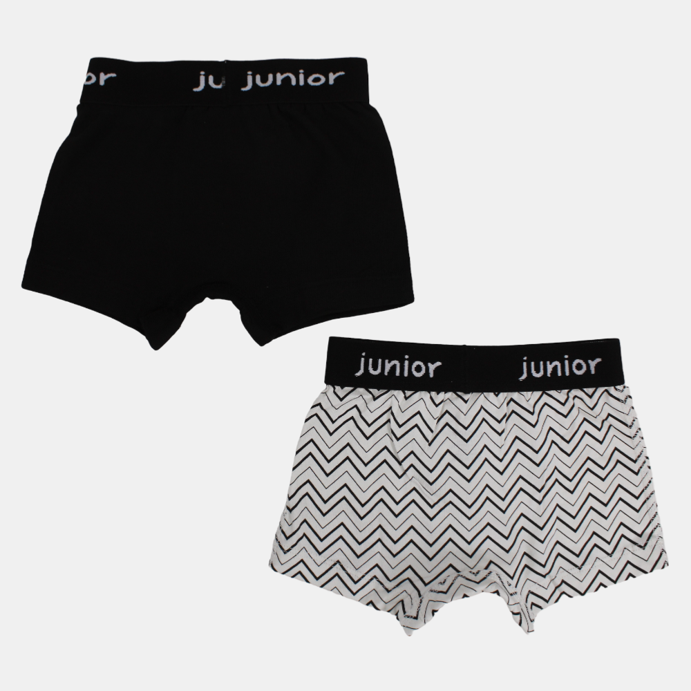 Boys Cotton Boxer Shorts –  (Pack of 2)