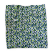 Cotton Baby Breastfeeding Cover – Green with Sea Creatures Print
