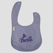 Baby Bib – Purple Barbie Design
