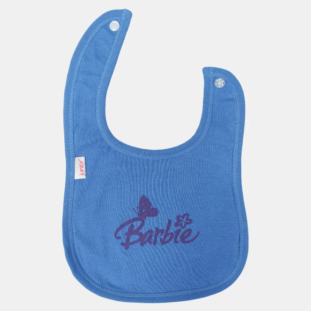 Baby Blue Barbie Bib
