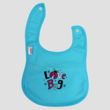 Aqua Love Bug Bib