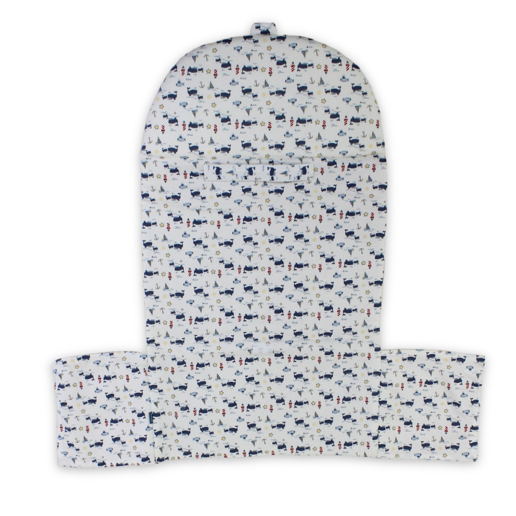 Mattress Baby – White with Whales Print - Baby Essentials - Junior
