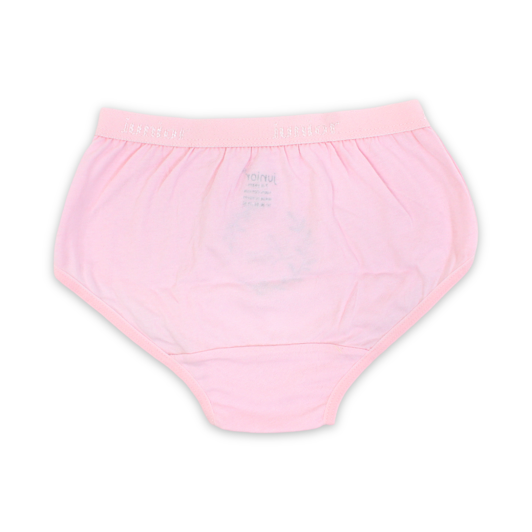 Girls Cotton Pantie – Pink with "Love" Print