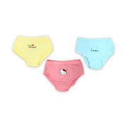 Girls Cotton Pantie – Multicolor (Pack Of 3)