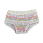 Girls Cotton Pantie – Printed Off-White