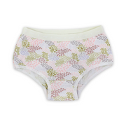 Girls Cotton Pantie – Off-White with "Stars" Print