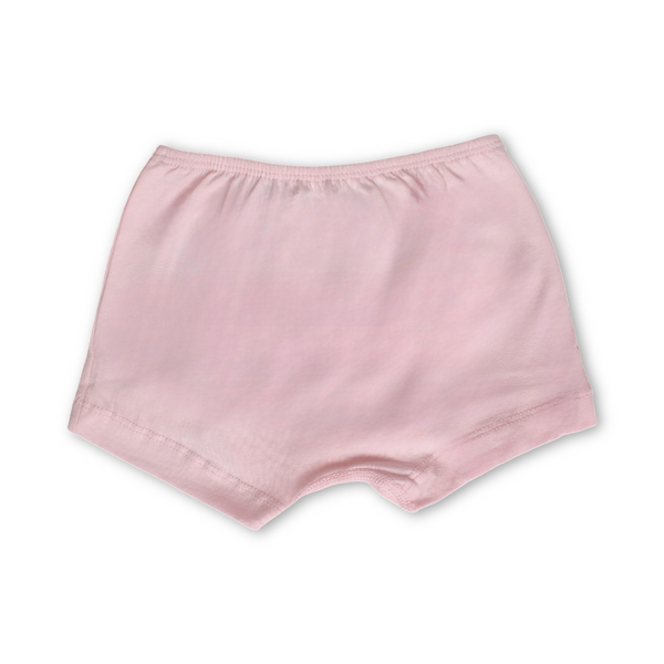 Girls Cotton Pantie – Pink with Giraffes Print