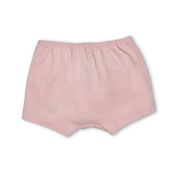 Girls Cotton Pantie – Salmon with Owl Print
