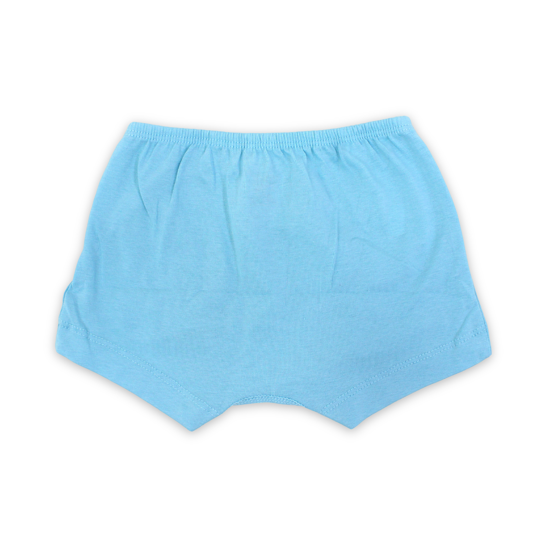 Girls Cotton Pantie – Baby Blue with Unicorn Print
