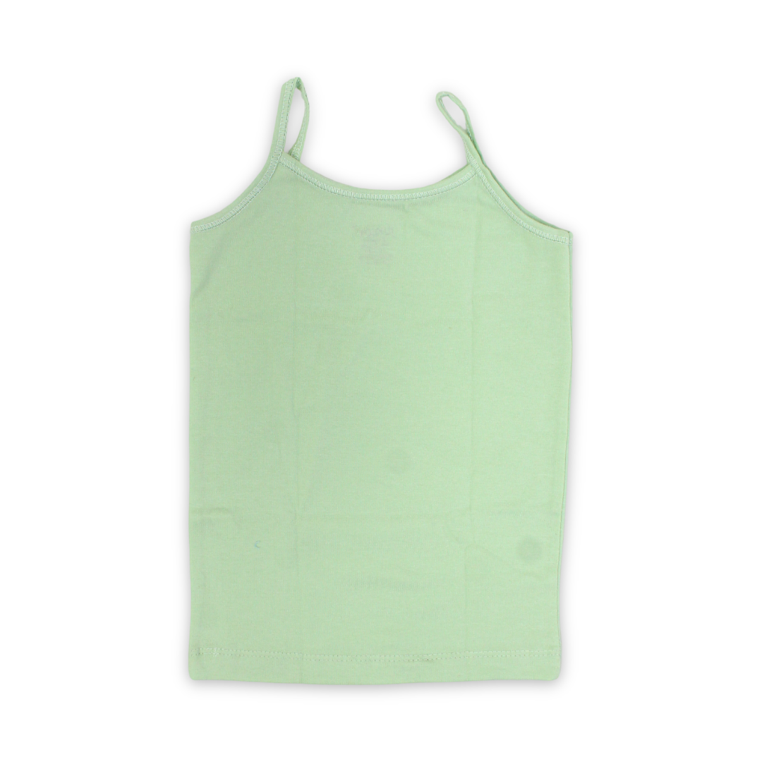 Girls Cotton Sleeveless Undershirt – Mint