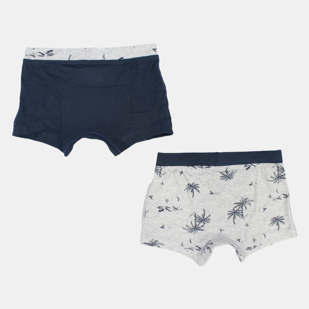 Boys Cotton Boxer Shorts – Pack of 2