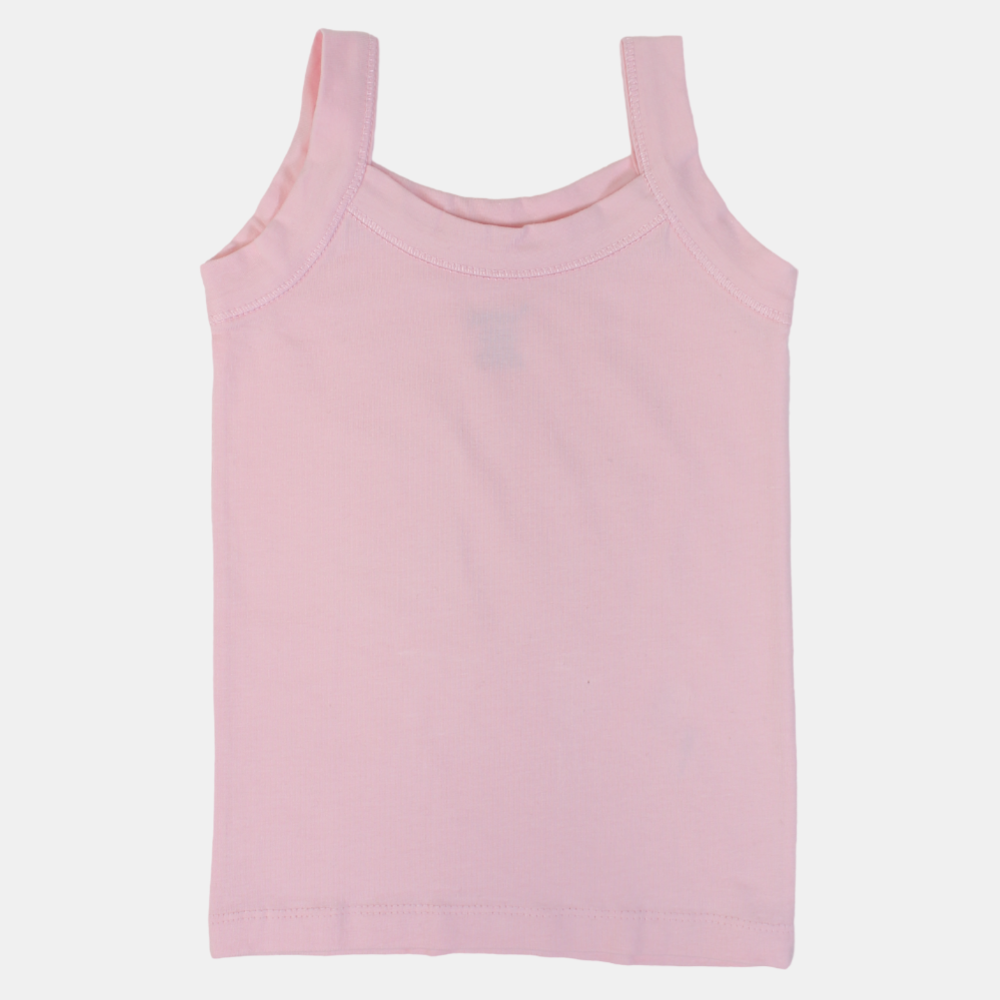 Girls Cotton Sleeveless Undershirt – Wide Straps