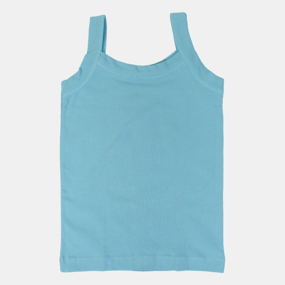 Girls Cotton Sleeveless Undershirt – Wide Straps