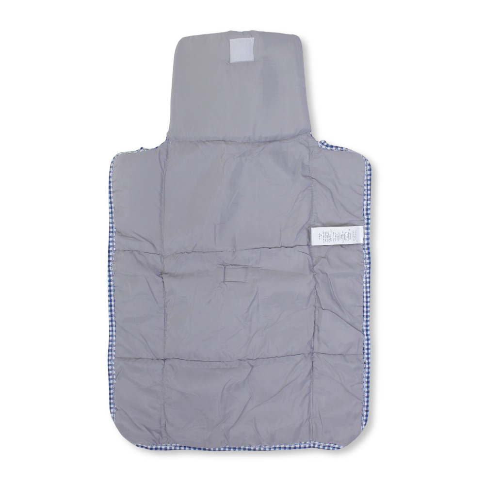 Cotton Baby Changing Mattress – Checkered Blue Design