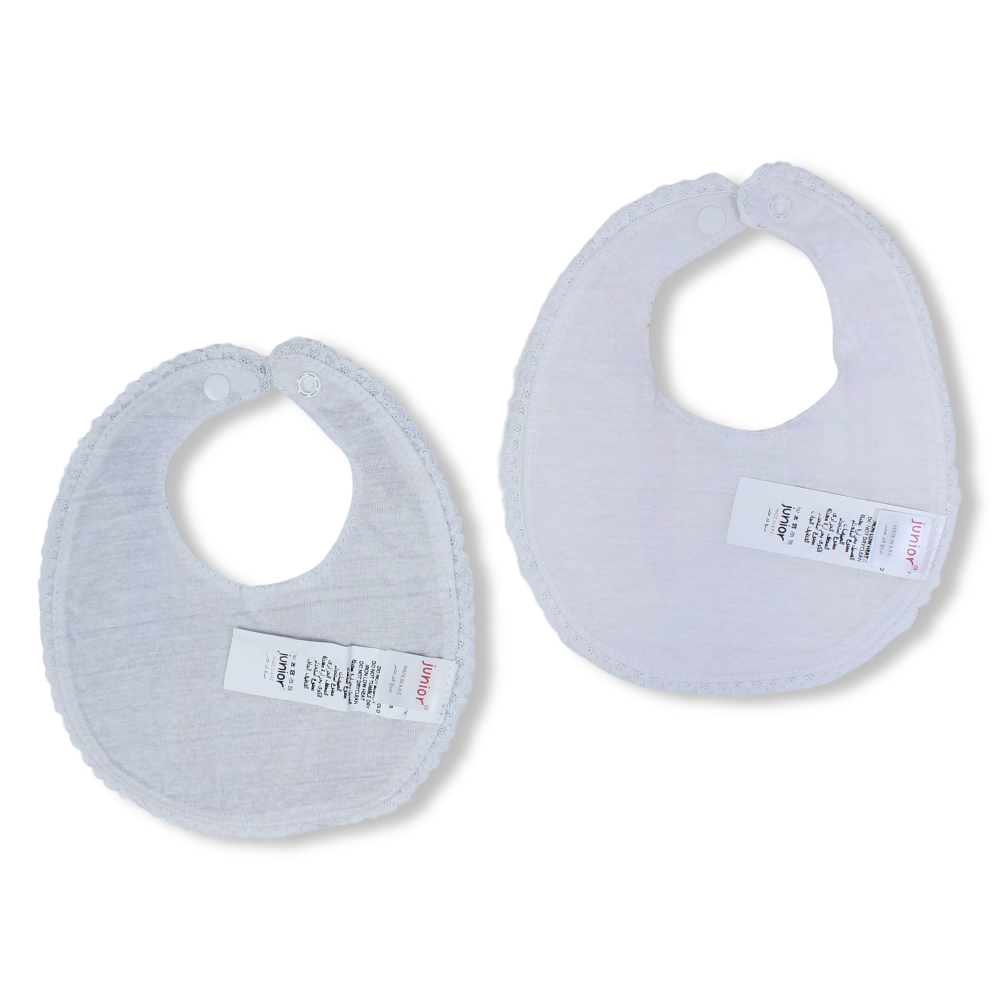 Cotton Bib Set –  Cute Flamingo Design (2 Pieces)