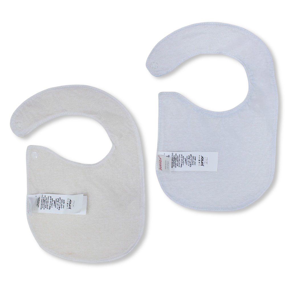 Cotton Bib Set – Lovely Daisies Design (2 Pieces)