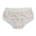 Girls Cotton Panties – Off-White with Stars Print