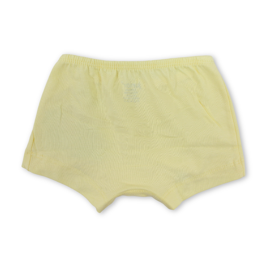 Girls Cotton Panties – Yellow with Koala Print