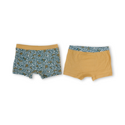 Boys Cotton Boxer Shorts Yellow & Grey – Pack Of 2
