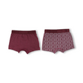 Boys Cotton Boxer Shorts – Maroon (Pack Of 2)