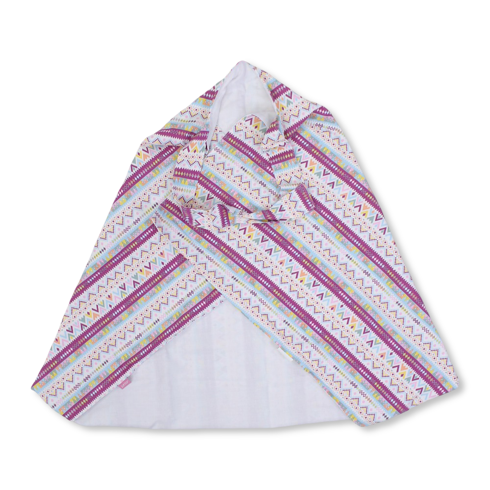 Cotton Breastfeeding Cover –  Multicolored Pattern