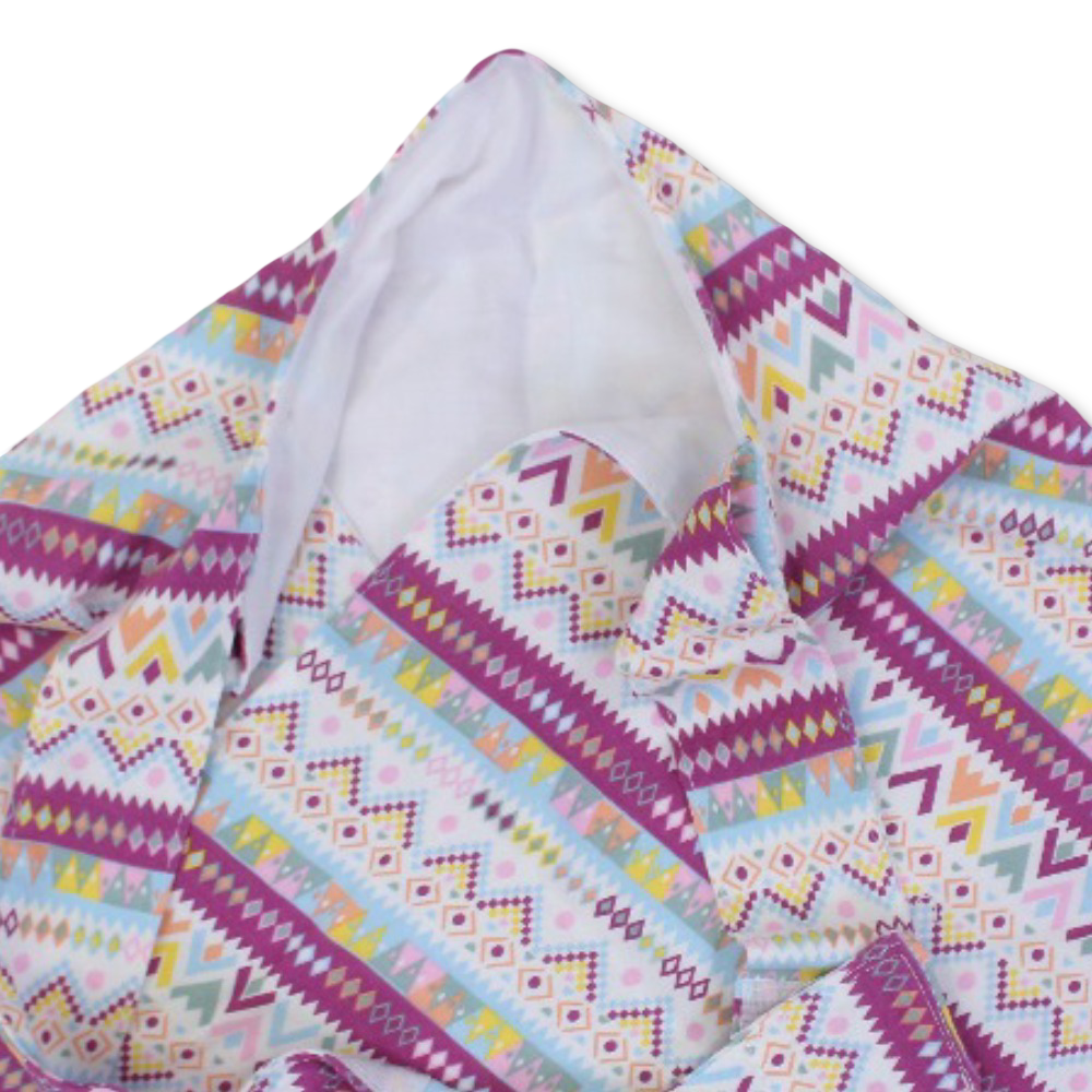 Cotton Breastfeeding Cover –  Multicolored Pattern