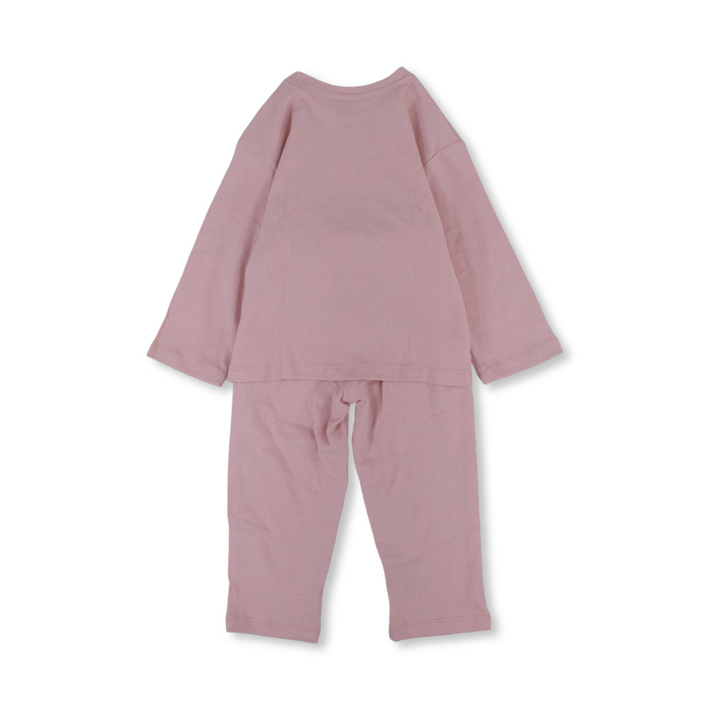 Girls Cotton Pajama – Pink with "Sweet LittLe Goose" Design