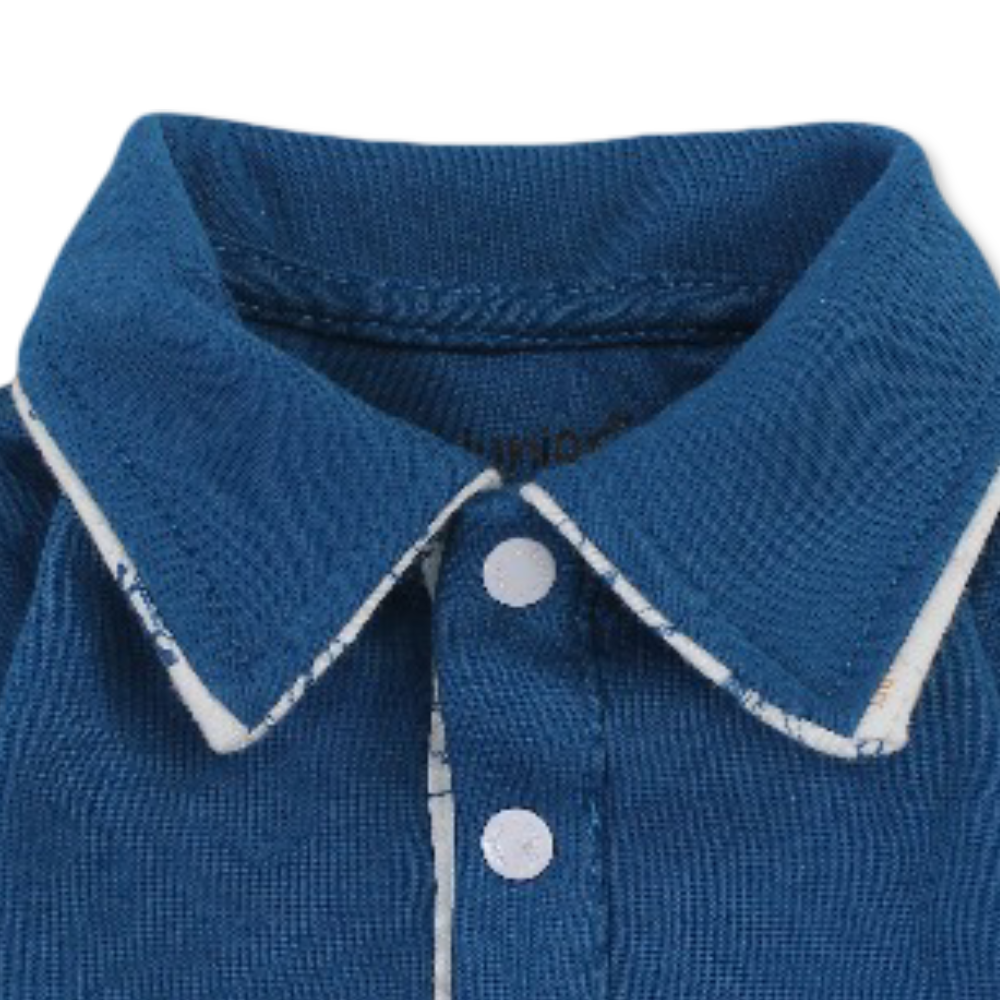 Baby Boys Cotton Baby Footie – Janzary with "How FAR I’LLGO" Design