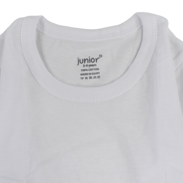 Girls Cotton Long-Sleeved Undershirt – White
