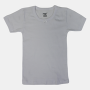 Boys Cotton Short-Sleeved Undershirt – White