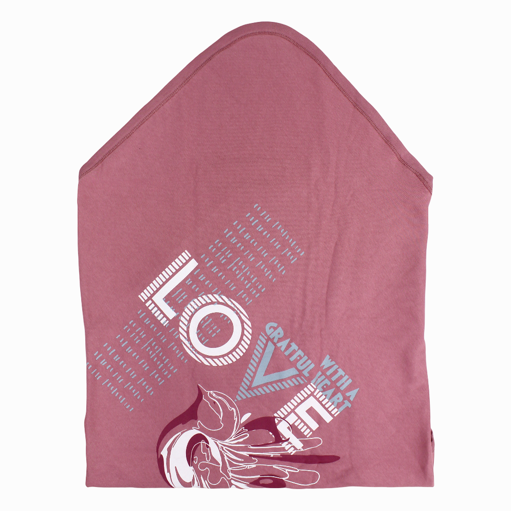 Baby Cotton Blanket – Dusty Pink with Love Birds Design