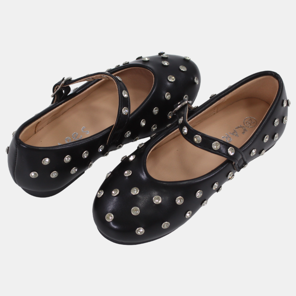 Girls Leather Ballerina Shoes