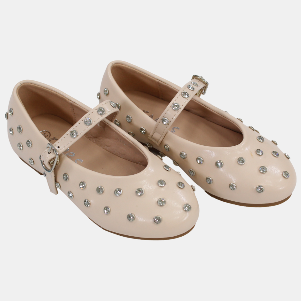 Girls Leather Ballerina Shoes