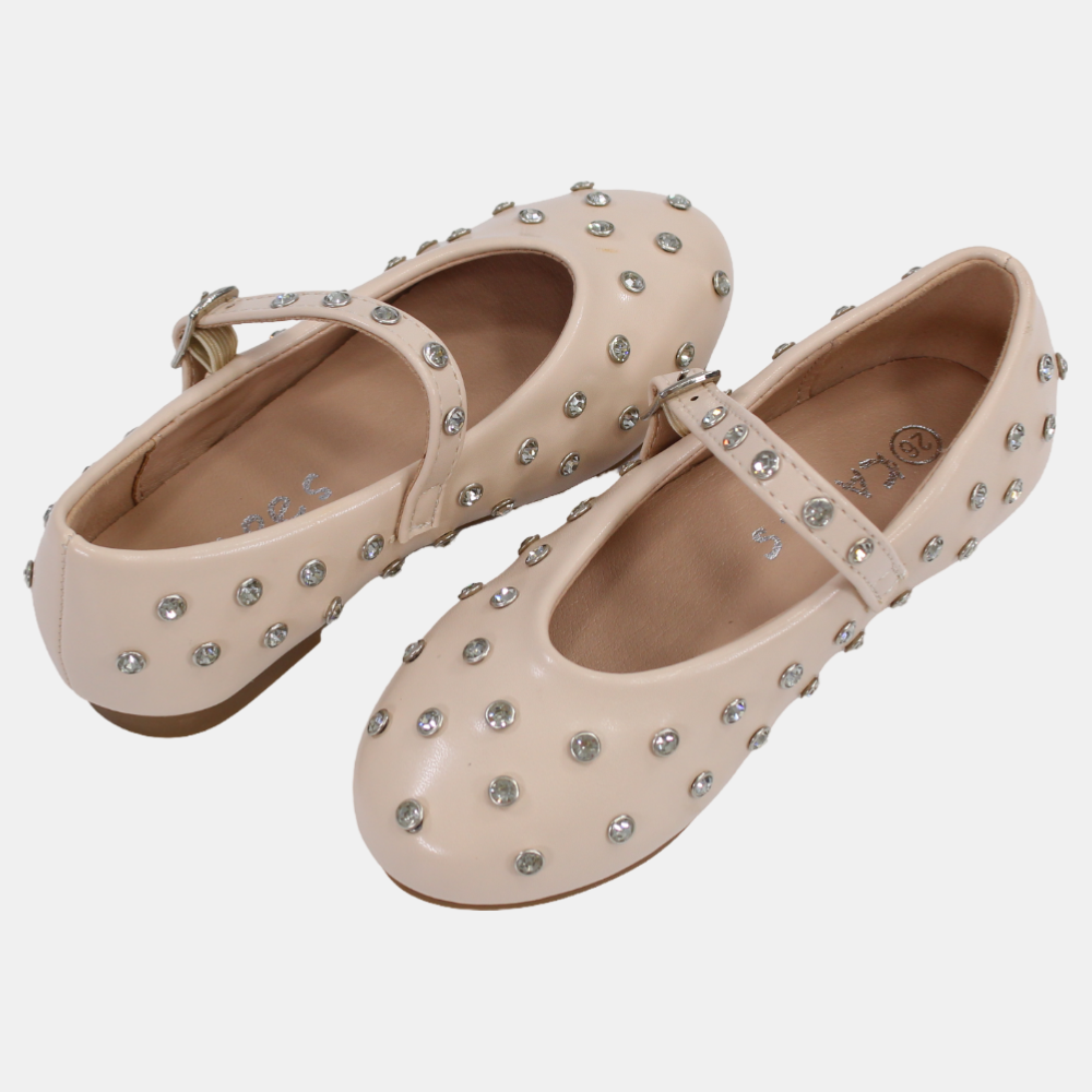 Girls Leather Ballerina Shoes