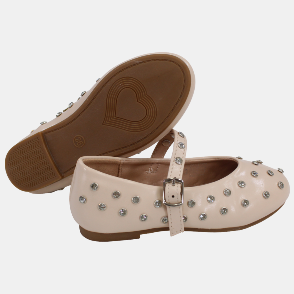 Girls Leather Ballerina Shoes