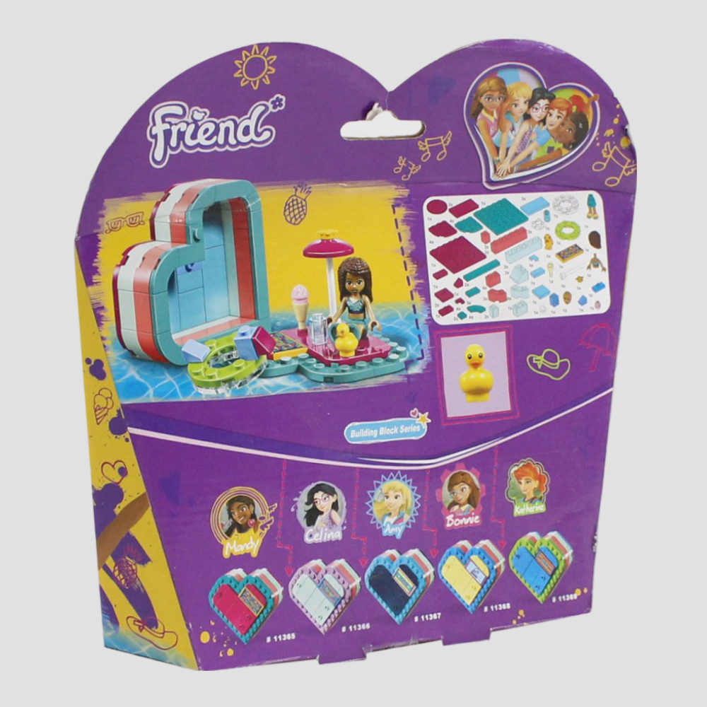 Lari Friends Andrea's Summer Heart Box - 86 Pieces
