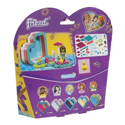 Lari Friends Andrea's Summer Heart Box - 86 Pieces