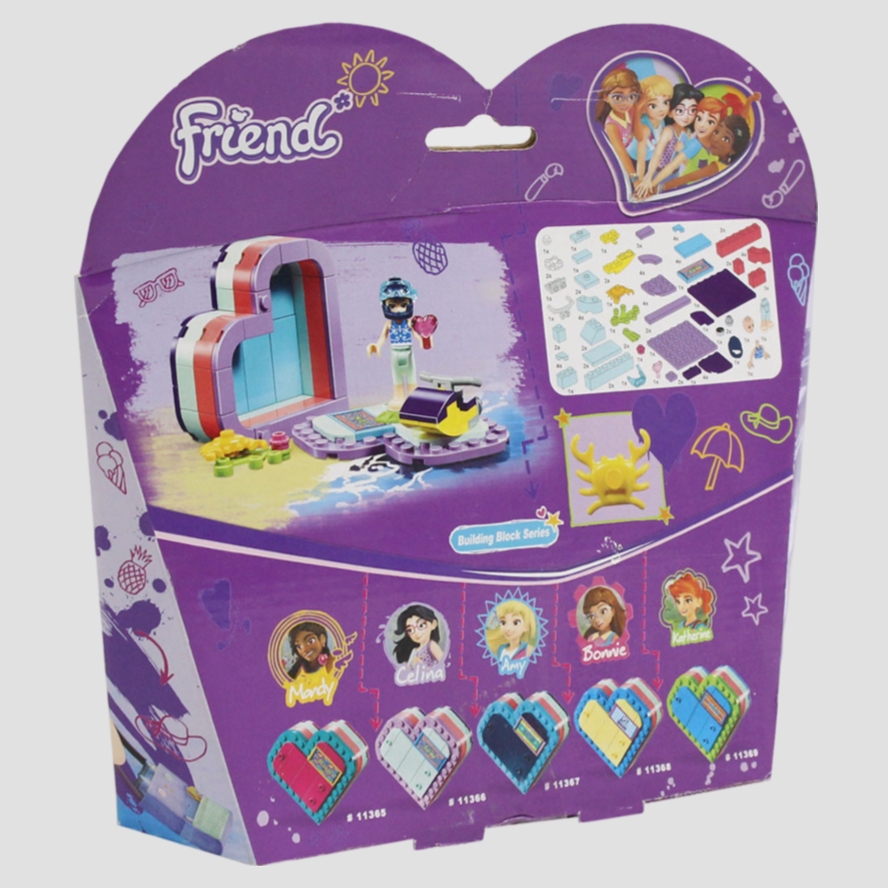 Lari Friends Emma's Summer Heart Box - 89 Pieces