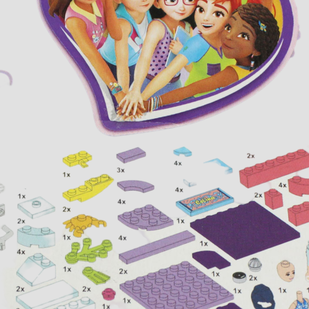 Lari Friends Emma's Summer Heart Box - 89 Pieces