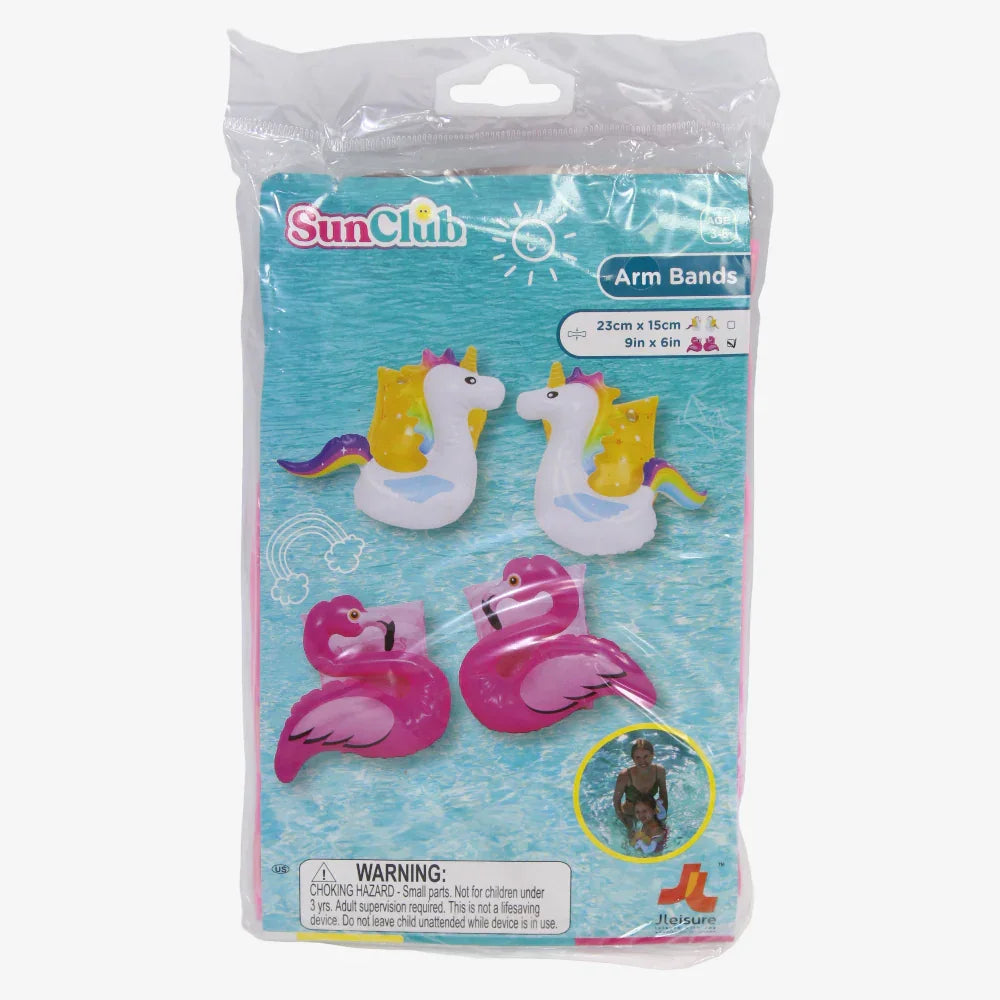 Sun Club Kids Arm Bands – Pink - Summer
