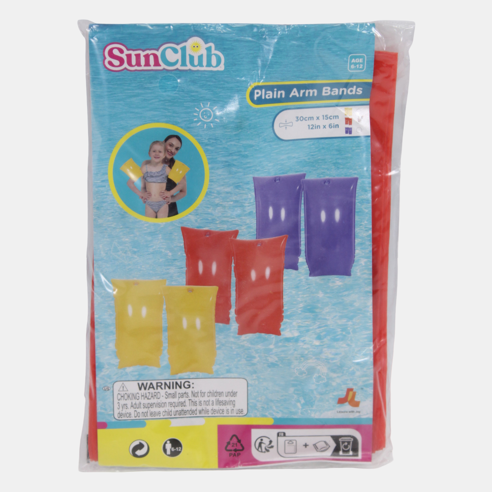 Plain Arm Bands – Red