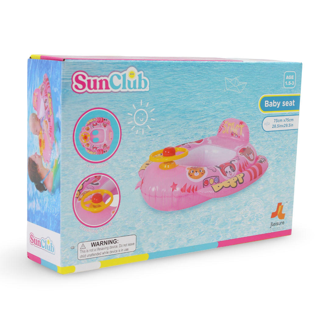 Sun Club Water Baby Seat 75cm x 73cm (1.5-3y) – Pink
