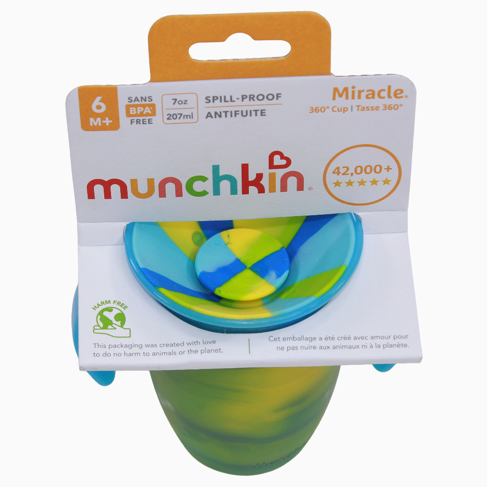 Munchkin Miracle® 360 Tropical Swirl Trainer Cup – 7oz