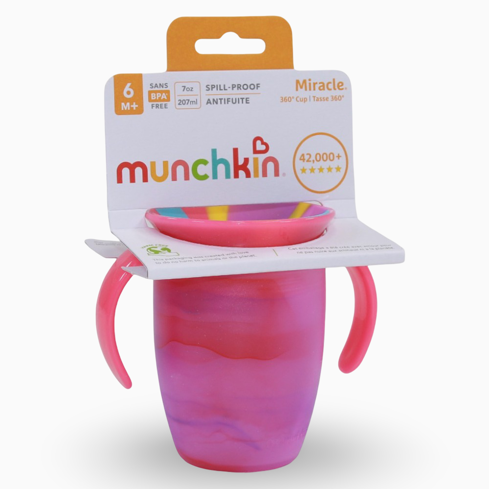 Munchkin Miracle® 360 Tropical Swirl Trainer Cup – 7oz