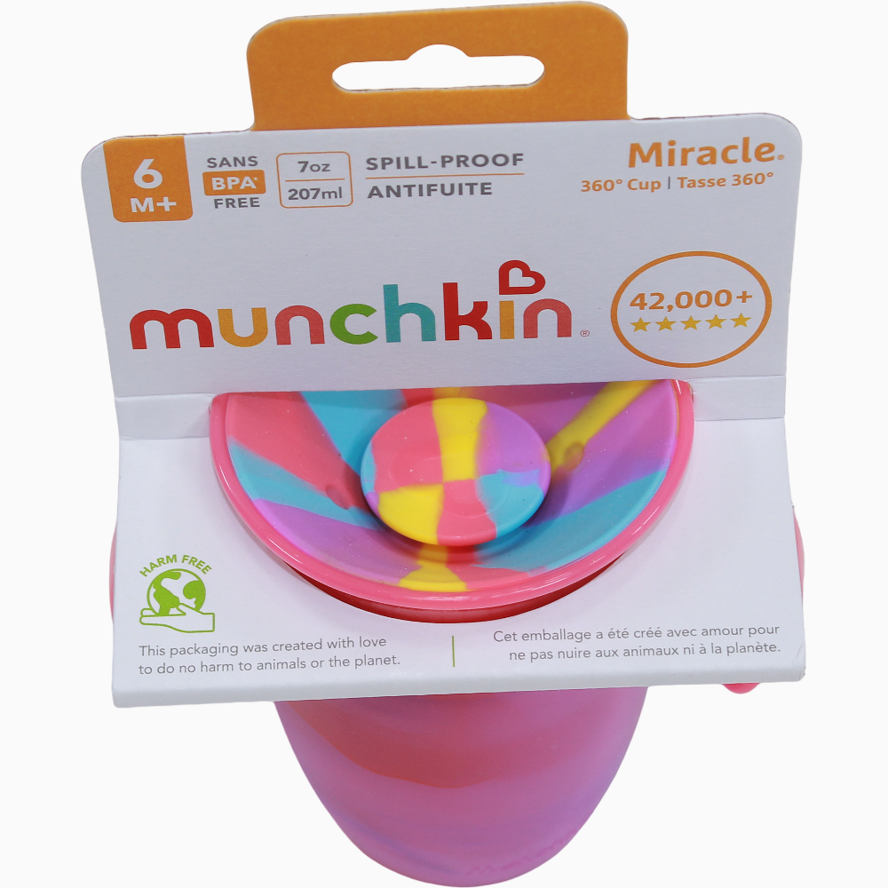 Munchkin Miracle® 360 Tropical Swirl Trainer Cup – 7oz